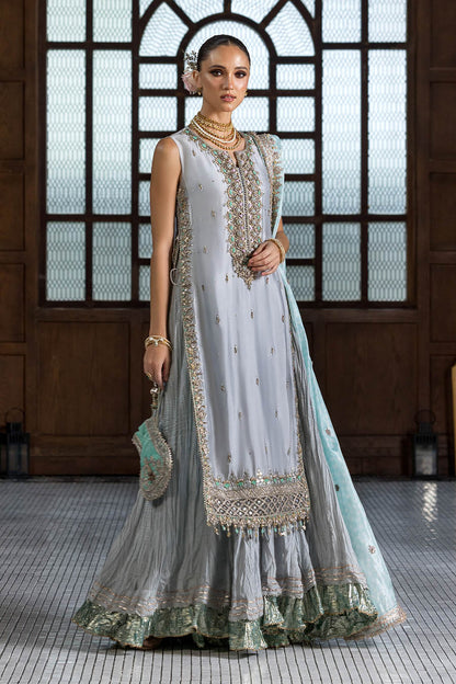 Ladies Gota Zardozi Embroidered Sharara Online in UK USA Canada