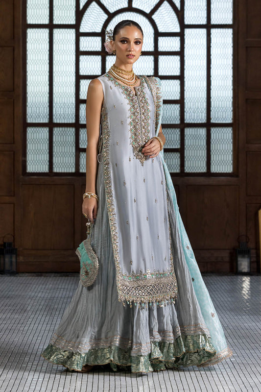 Ladies Gota Zardozi Embroidered Sharara Online in UK USA Canada