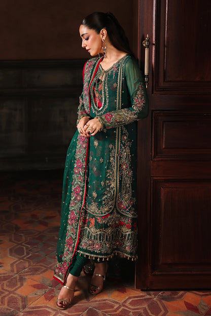Ladies Green Chiffon Wedding Salwar Kameez Online in KSA Riyadh Saudi Arabia Oman Bahrain Qatar