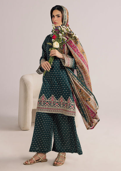 Ladies Green Lawn Salwar Kameez Online in UK USA Canada