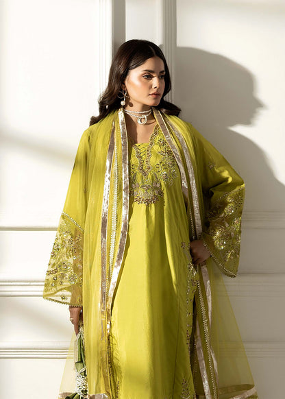 Ladies Key Lime Silk Flared Pants Suit Online in Dubai UAE Abudhabi Ajman Sharjah