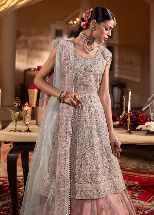 Ladies Light Blue Net Party Wear Salwar Kameez Online in UK USA Canada