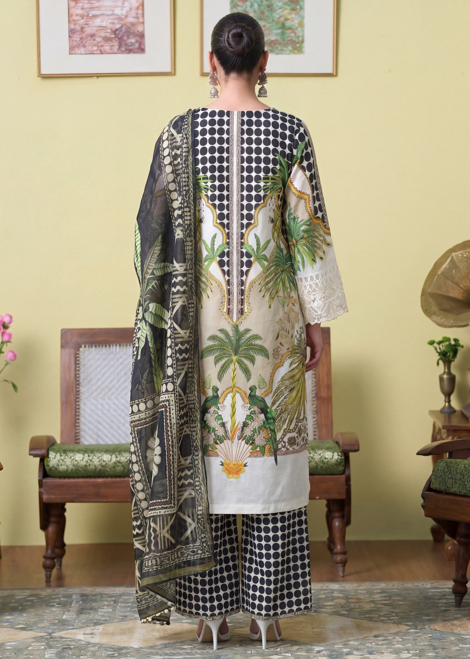 Ladies Multi Printed Lawn Suit Online in UK USA Canada