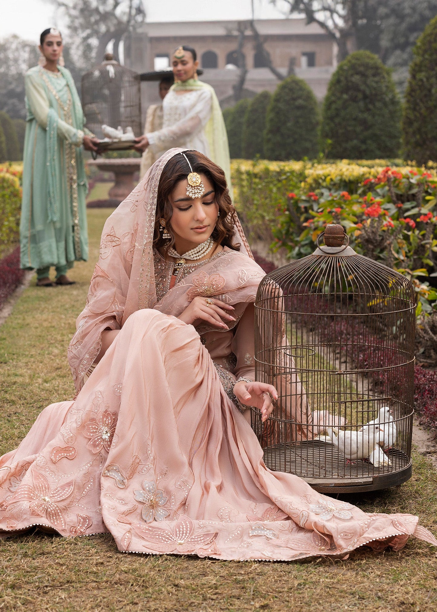 Ladies Organza Wedding Suit Online in Sri Lanka India Australia