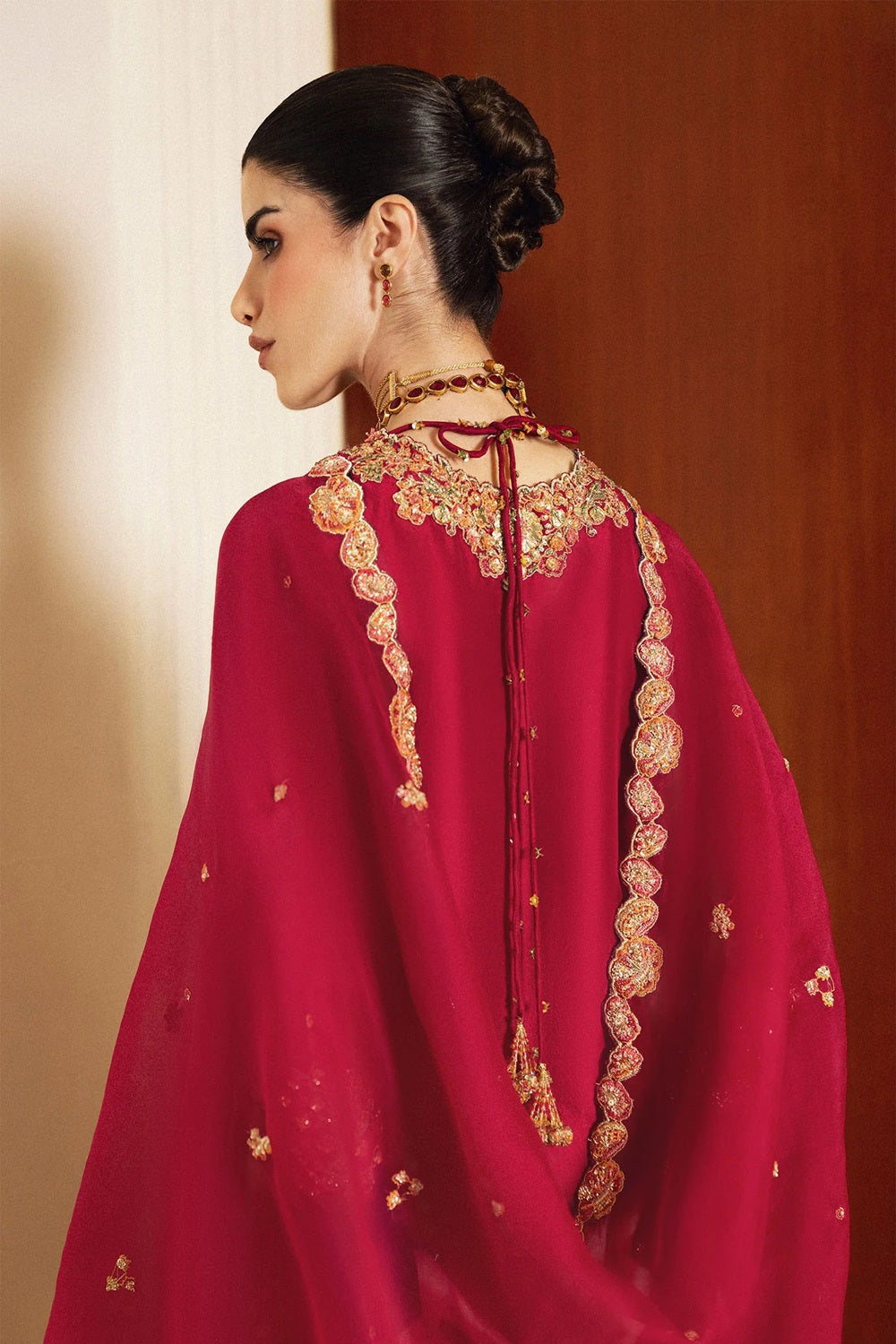 Ladies Pink Raw Silk Designer Salwar Kameez Online in UK USA Canada
