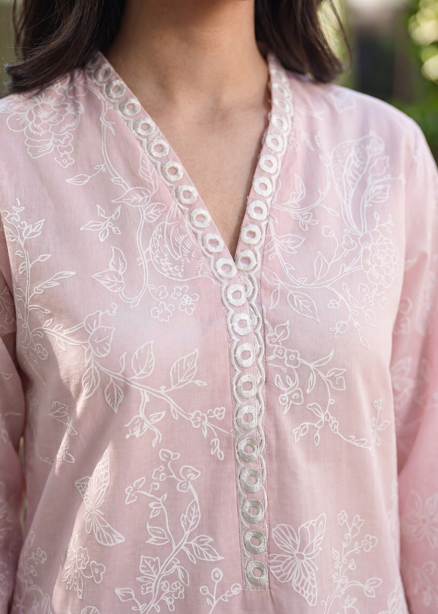 Ladies Printed Pink Shalwar Kameez Online in UK USA Canada