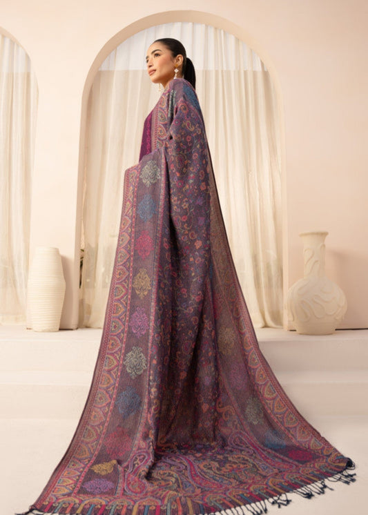 Ladies Purple 3 Piece Pakistani Suit Online in UK USA Canada
