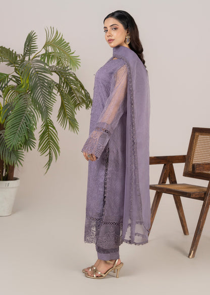 Ladies Purple Adda Work Raw Silk Shalwar Kameez Online in UK USA Canada