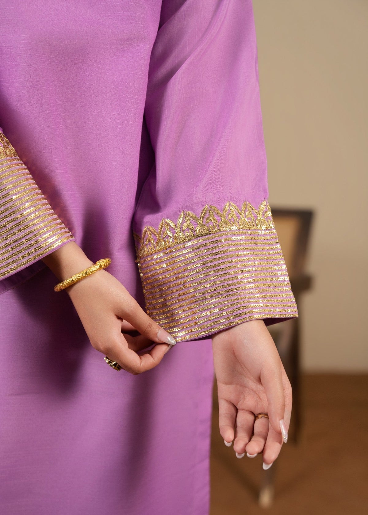Ladies Purple Embroidered Festive Salwar Kameez Online in KSA Riyadh Saudi Arabia Oman Bahrain Qatar