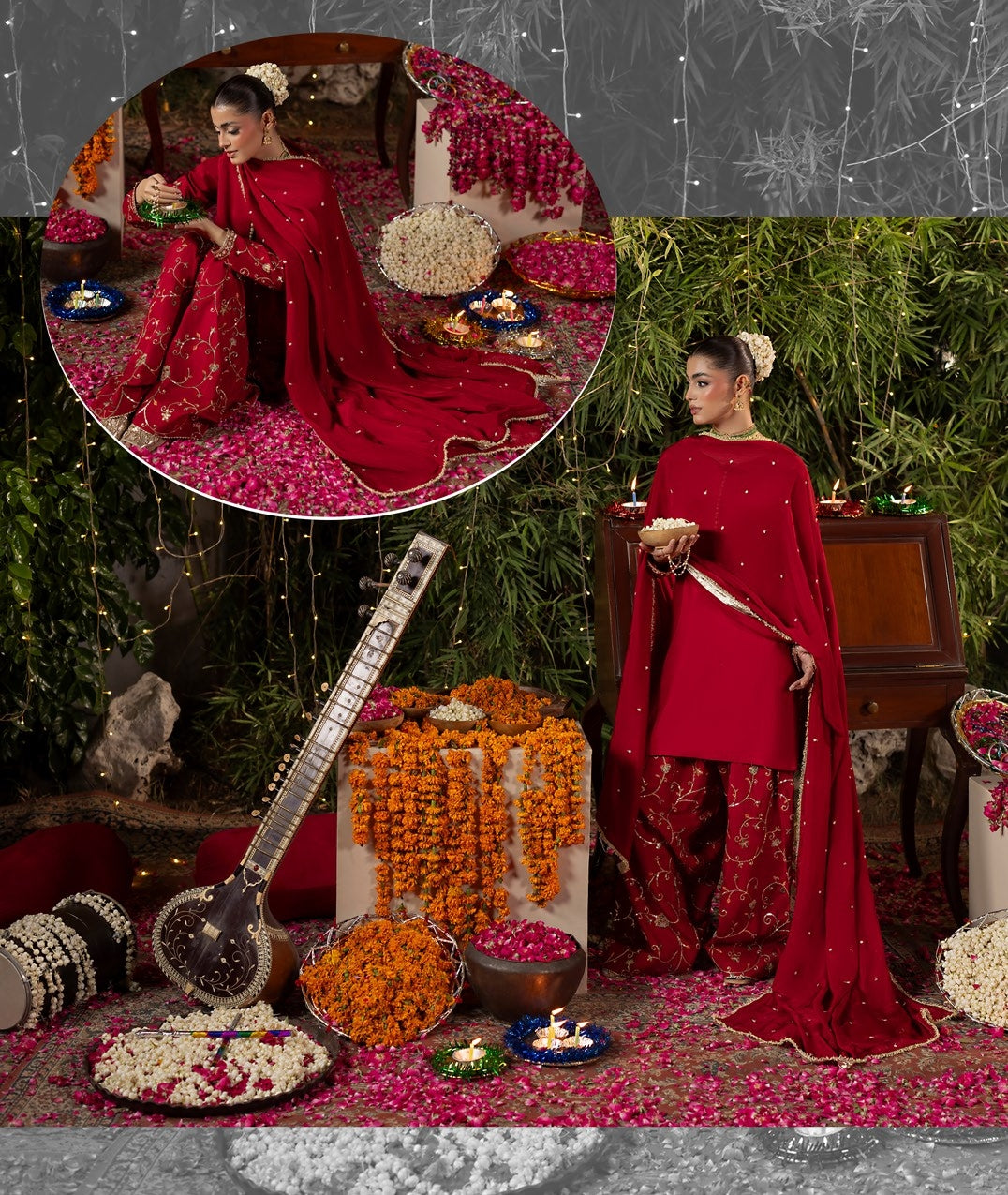 Ladies Raw Silk Embroidered Shalwar Kameez Online in KSA Riyadh Saudi Arabia Oman Bahrain Qatar