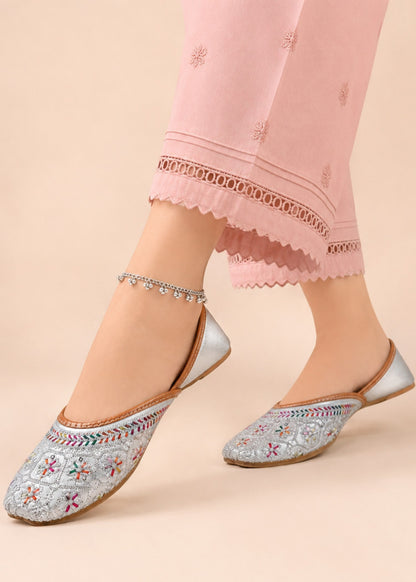 Ladies Rexine Khussa by Nawab Collection Online in KSA Riyadh Saudi Arabia Oman Bahrain Qatar