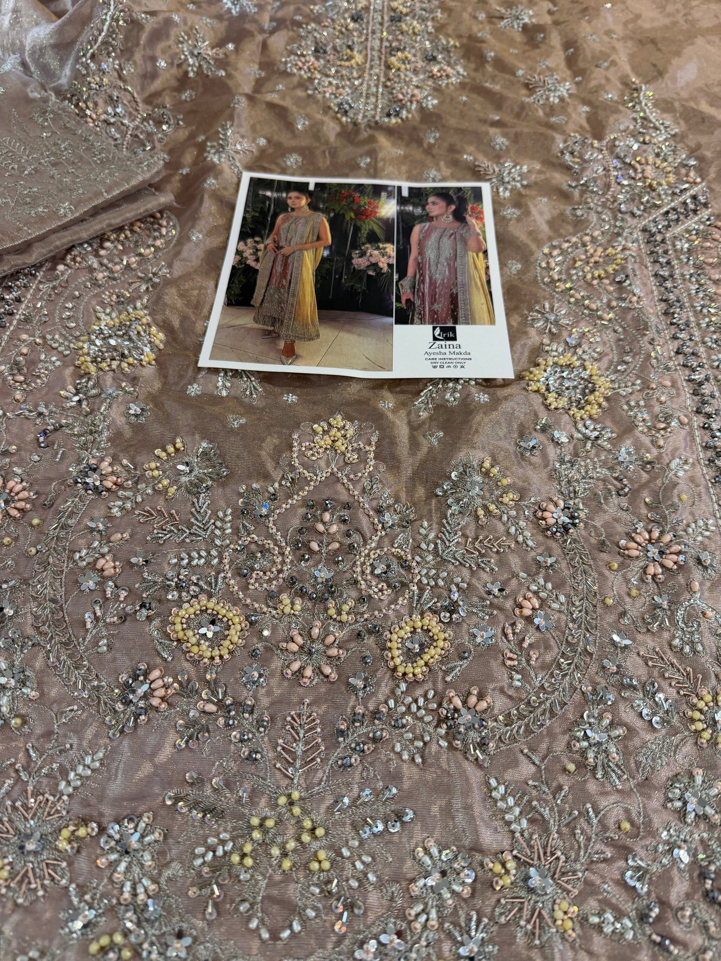 Ladies rose Gold bridal Wedding couture Online in UK USA Canada