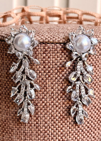 Ladies Silver Necklace and Earrings Set Online in UK USA Canada