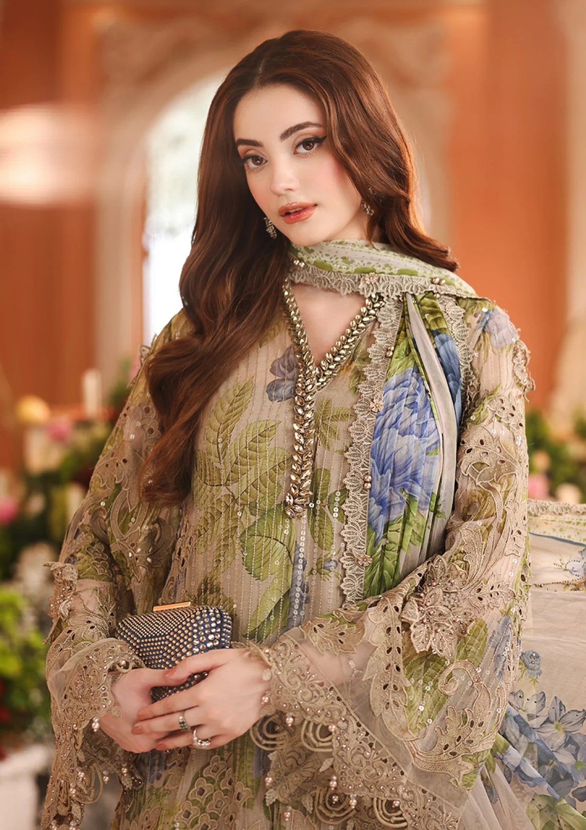 Ladies Skin Formal Chiffon Shalwar Kameez Online in UK USA Canada