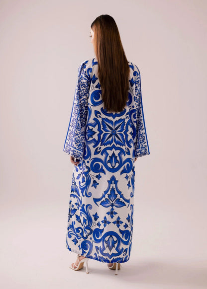 Ladies Summer Kaftan Raw Silk Online in UK USA Canada
