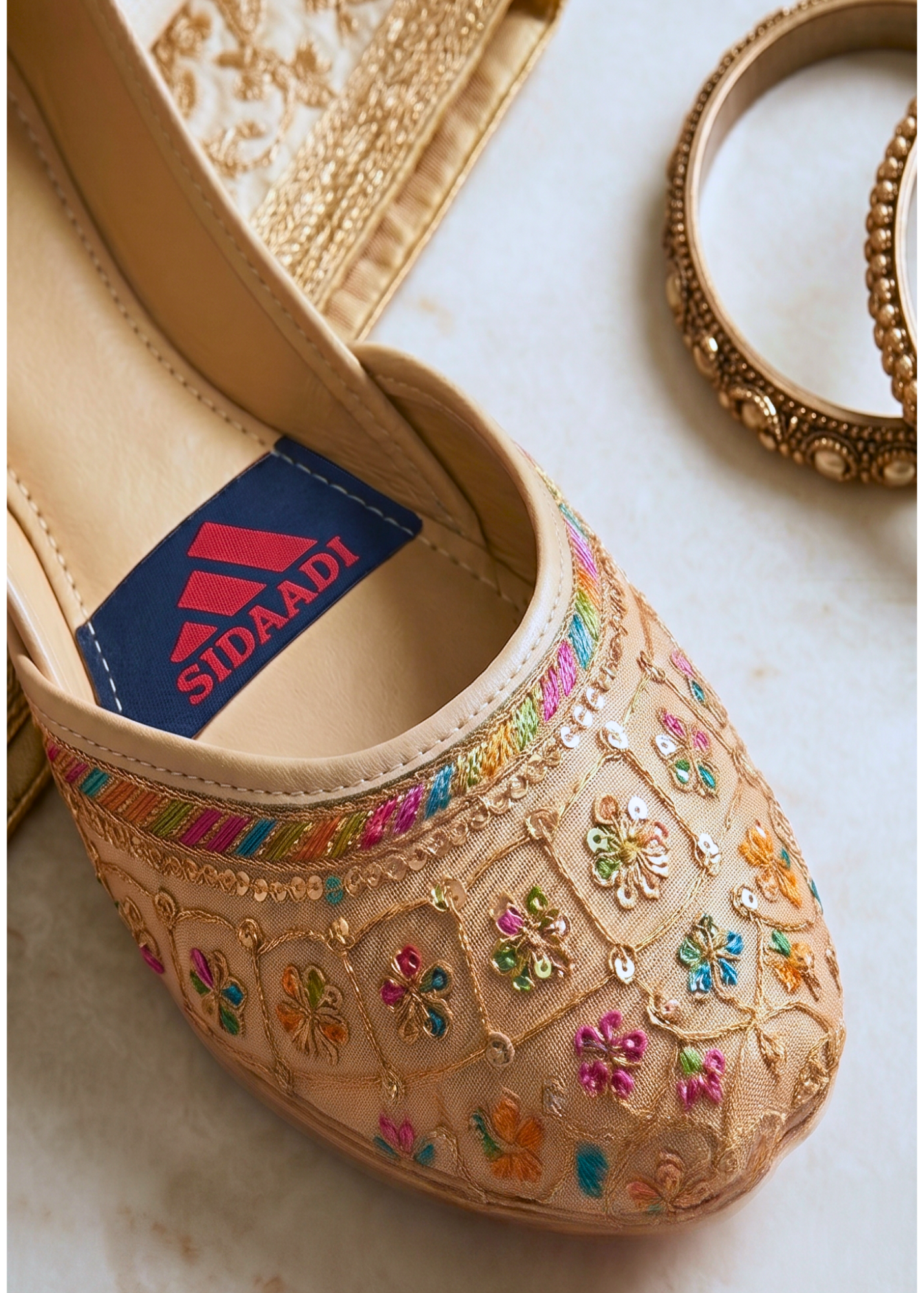 Ladies Traditional Embroidered Khussa Shoes Online in KSA Riyadh Saudi Arabia Oman Bahrain Qatar