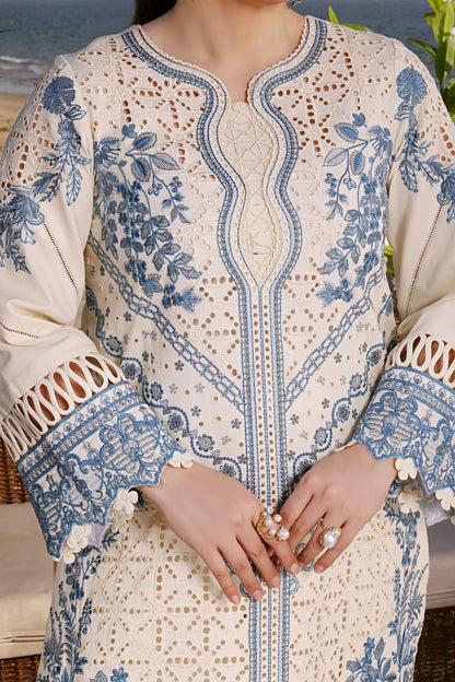 Ladies White Chikankari Shalwar Kameez Online in UK USA Canada