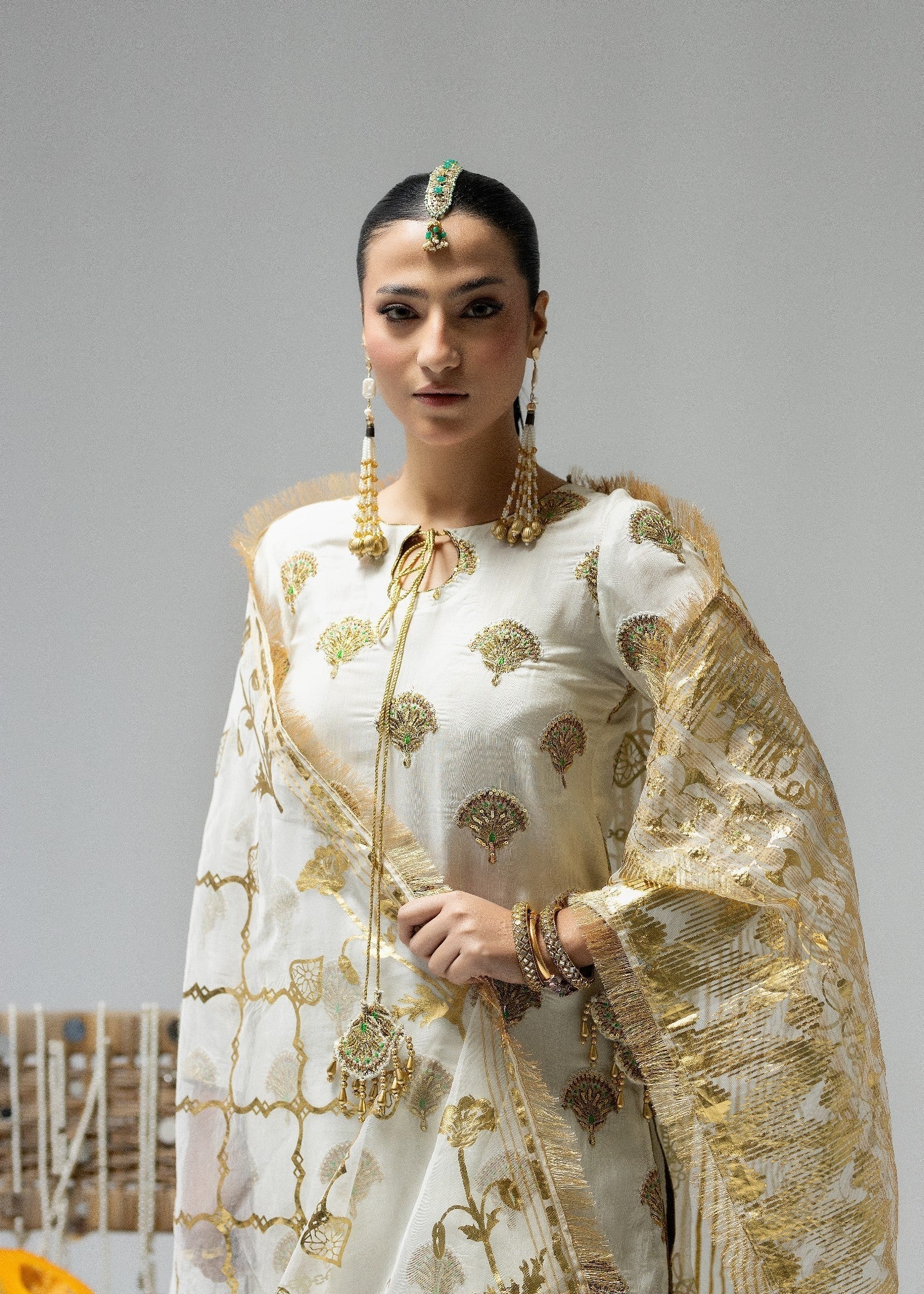 Ladies White Embroidered Raw Silk Shalwar Kameez Online in UK USA Canada