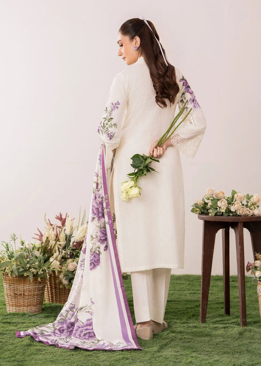Ladies White Linen Salwar Kameez Winter Wear Online in KSA Riyadh Saudi Arabia Oman Bahrain Qatar