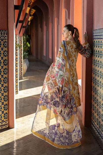 Pure Lawn Printed Lawn Suit with Chiffon Dupatta