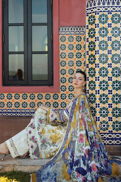 Pure Lawn Printed Lawn Suit with Chiffon Dupatta