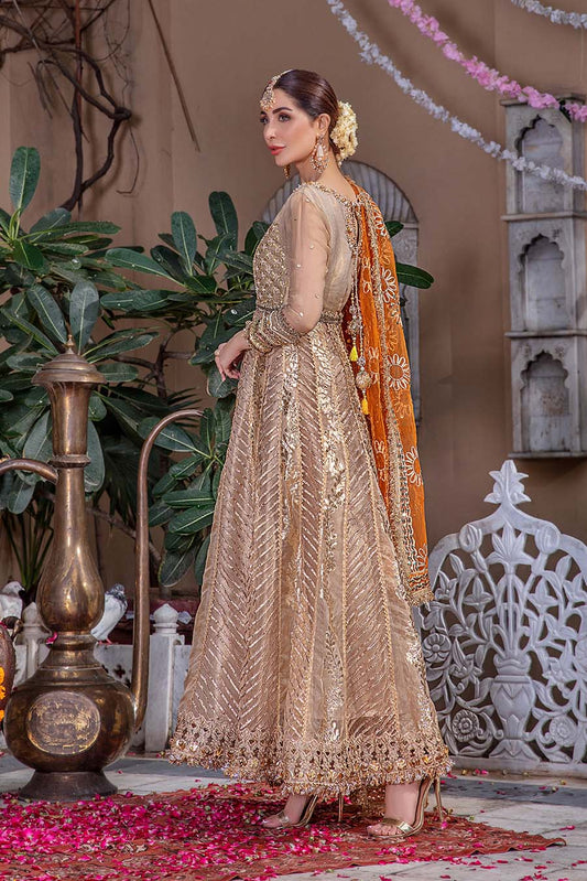 Hand Embroidered Pure Maysuri Anarkali Pishwas