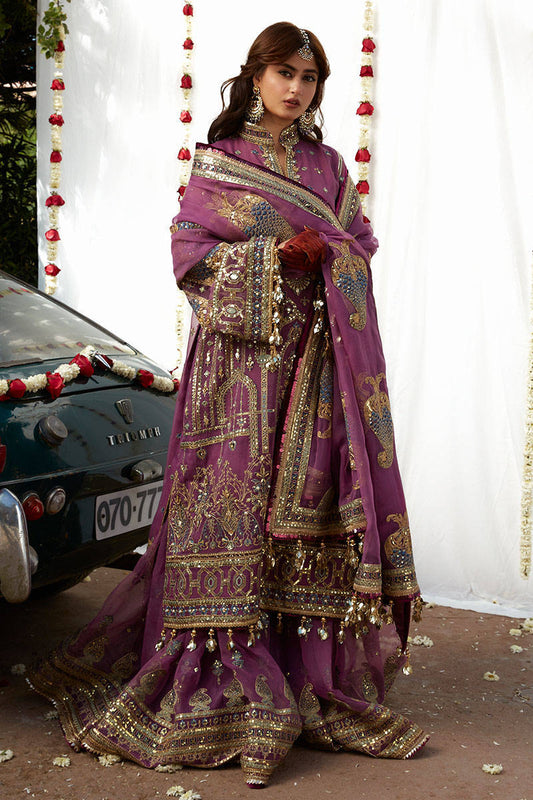 Mauve Handmade Bridal Sharara