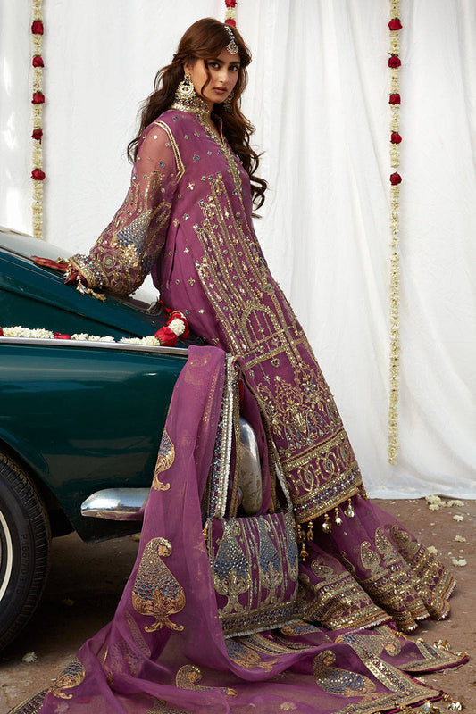 Mauve Handmade Bridal Sharara