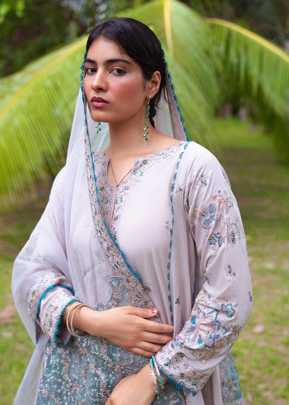 Lavender Mist Embroidered Lawn Pishwas Salwar Kameez Online in Dubai DXB UAE Abudhabi Meena Bazaar