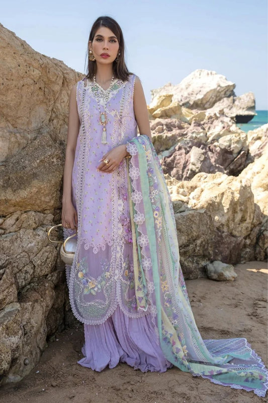 Light Purple Embroidered Lawn Suit
