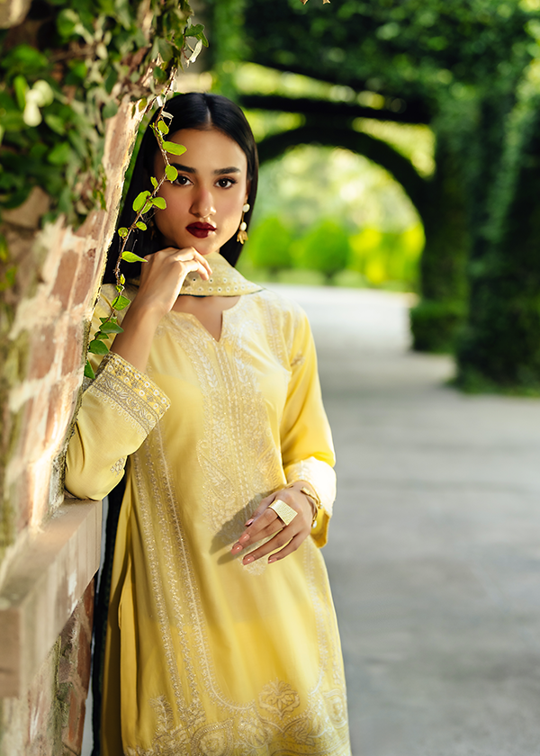Lemon Lawn Ladies Suit Online in Dubai DXB UAE Abudhabi Meena Bazaar