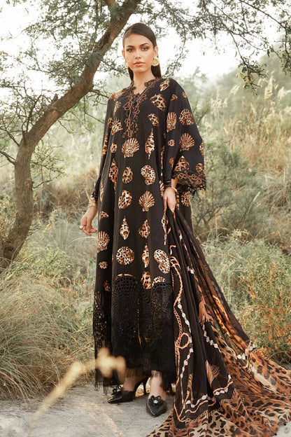 designer leopard print dress Leopard-print cady dress with long sleeves in Animal Print for Women