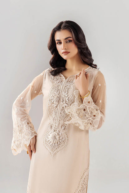 Light Grey Suit with Embellished Dupatta Online in UK USA Canada