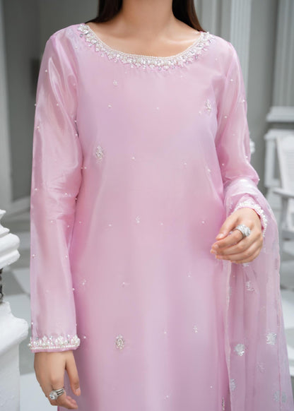 Light Pink Kattan Silk Partywear Salwar Suit Online in Dubai UAE Abudhabi Ajman Sharjah