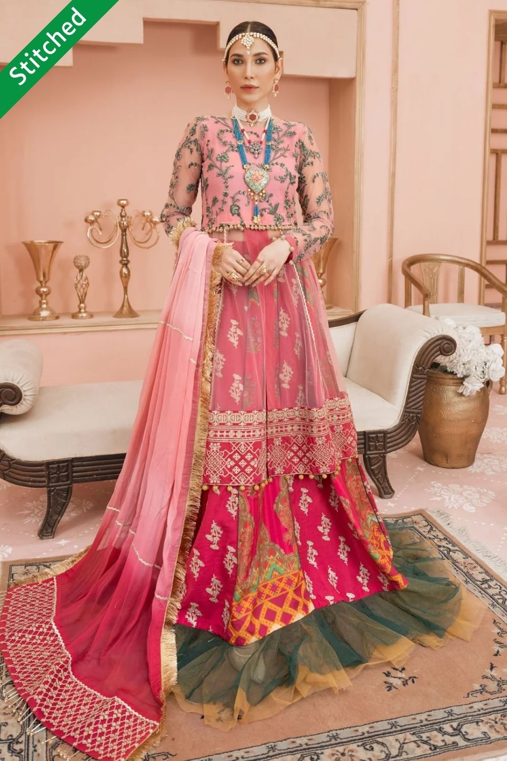 Shop Latest Indian Bridal Lehengas in Dubai for Women Online Today