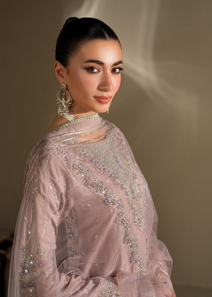 Lilac Flared Trouser Raw Silk Kurta Online in Dubai DXB UAE Abudhabi Meena Bazaar