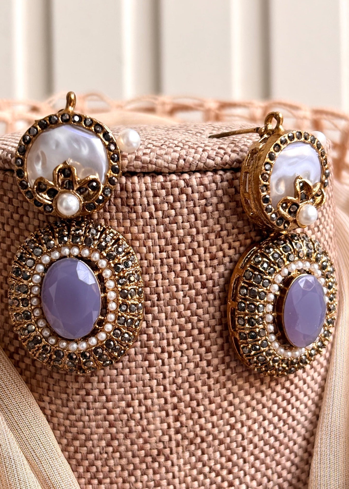Lilac Metal Choker Bridal Jewellery Online in UK USA Canada