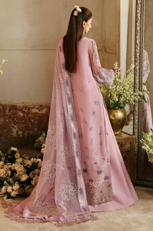 Lilac Handmade Pure Chiffon Suit