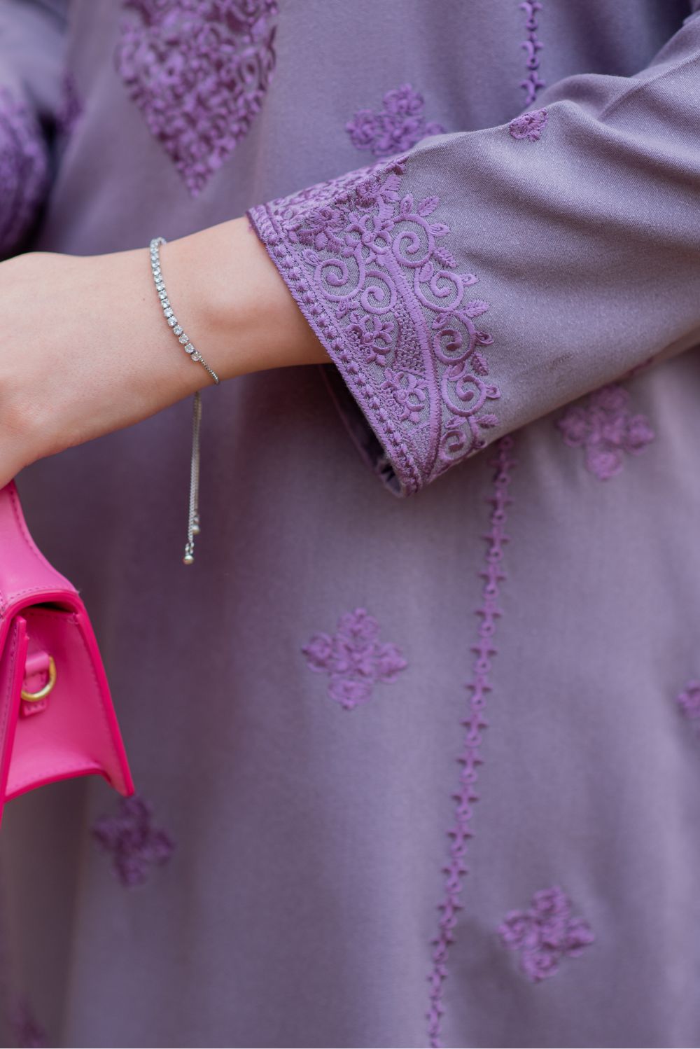 Lilac Kurta with Trousers