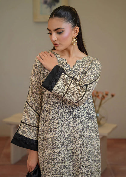 Long Cotton Kurta Set with Dupatta