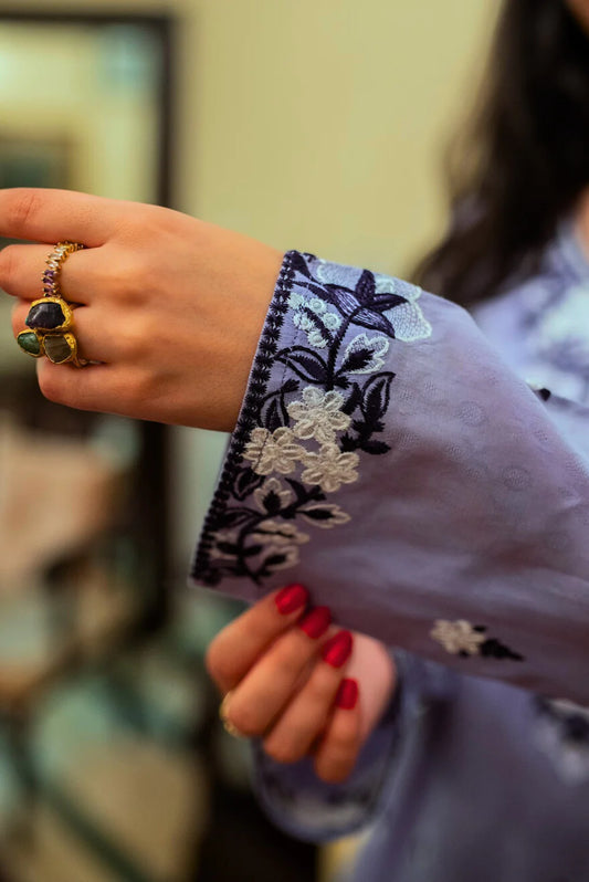 Embroidered Kurta with Straight Pants