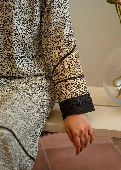 Long Cotton Kurta Set with Dupatta