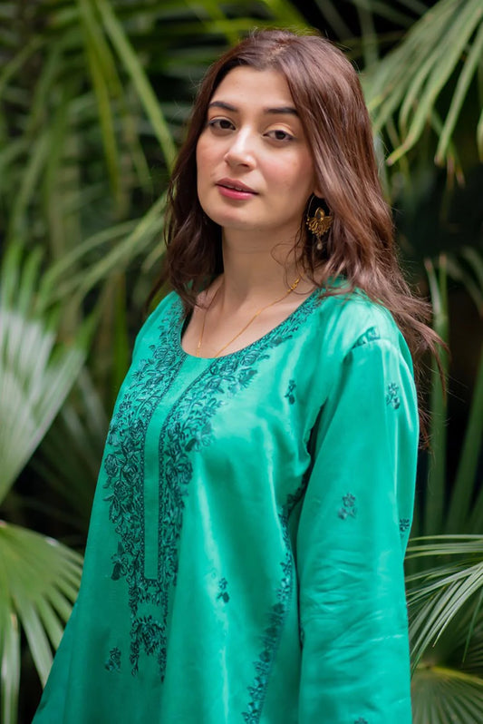 Jade Kurta with Straight Pants