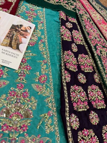 Luxurious Chiffon Bridal Lehenga for Walima Online in Dubai DXB UAE Abudhabi Meena Bazaar