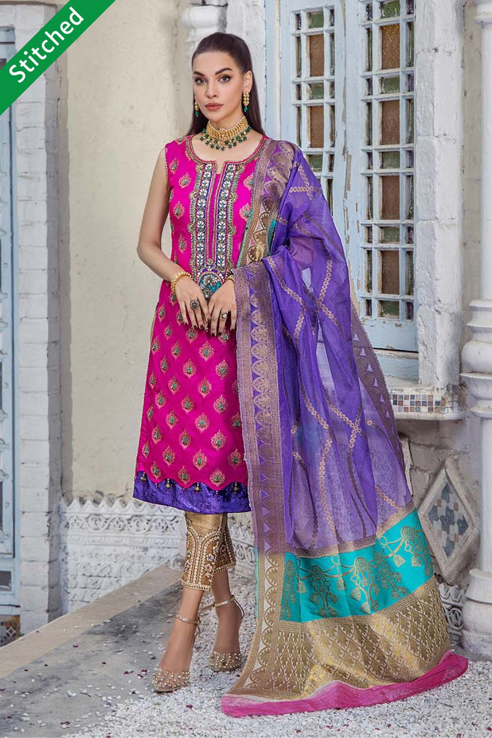 Pakistani salwar materials discount online