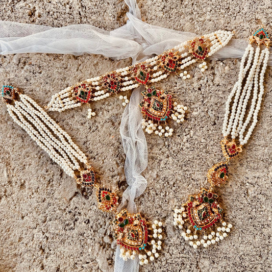 Majestic Bridal Choker and Tikka Set Online in UK USA Canada