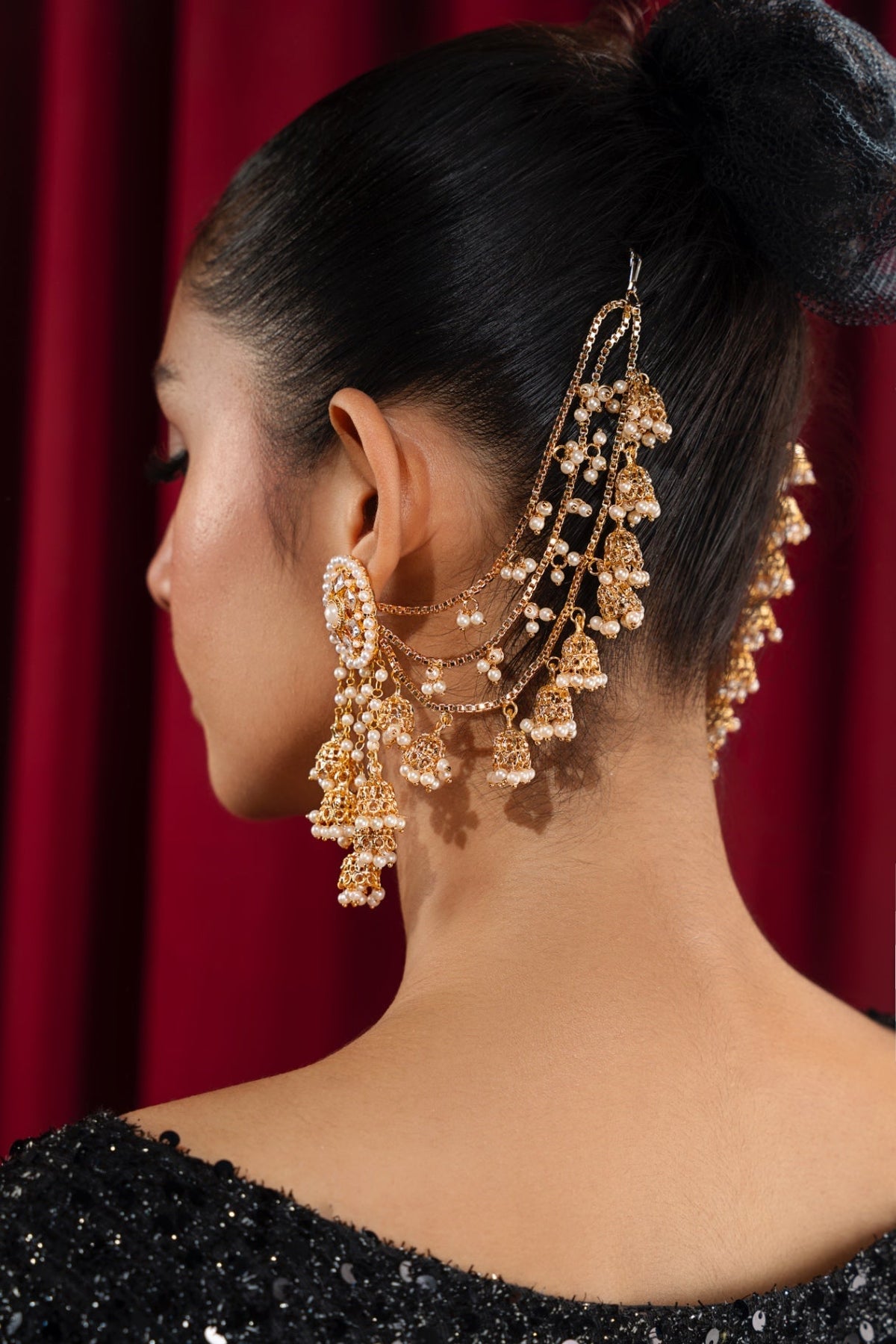 Mari Gold Drop Earrings Gold Plated Online in UK USA Canada