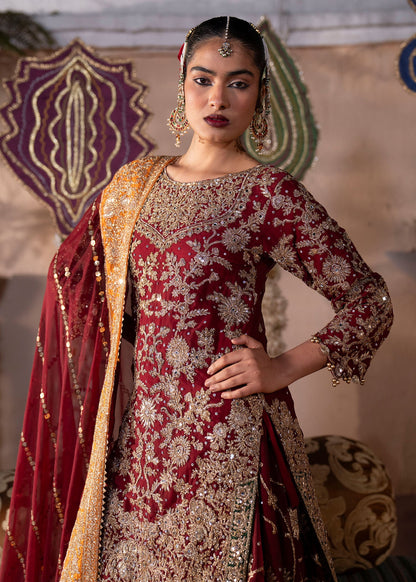 Maroon Chiffon Readymade Suit Online in Dubai UAE Abudhabi Ajman Sharjah