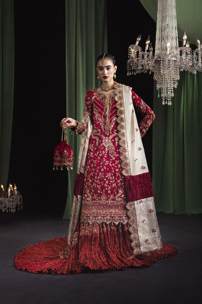 Maroon Embroidered Tussar Silk Partywear Suit Online in Dubai UAE Abudhabi Ajman Sharjah