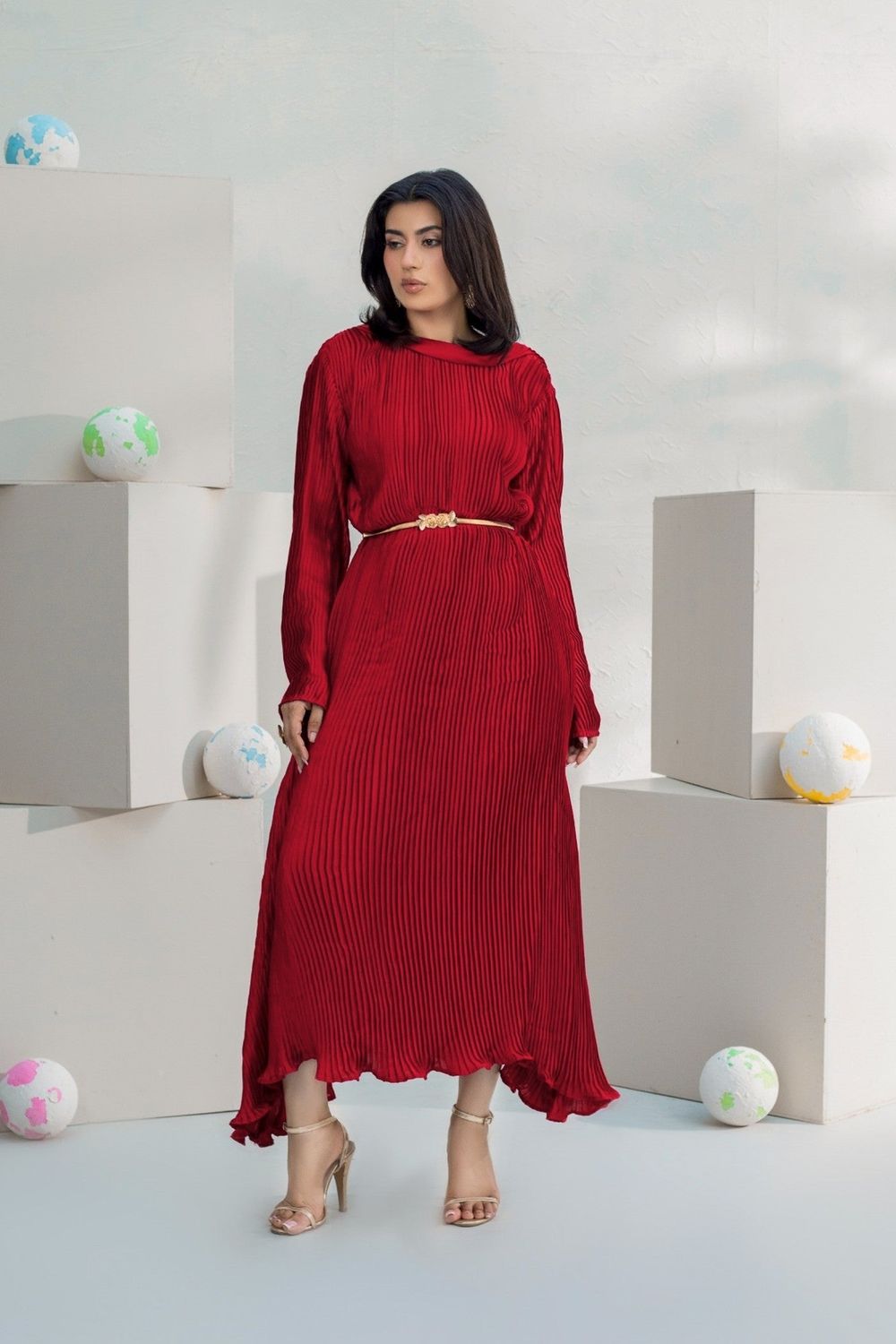 Maroon Silk Charmeuse Western Co-ord Set Online in Dubai UAE Abudhabi Ajman Sharjah